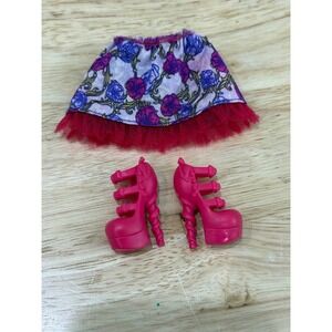 Ever After High Holly O'Hair Style Doll Skirt and Shoes ONLY Accessories